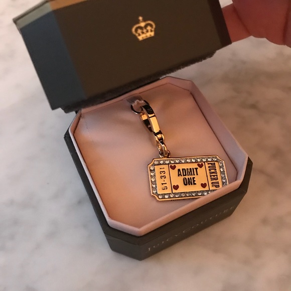 ❤️Juicy Couture 👄 Kissing Booth Ticket Charm - Picture 4 of 5